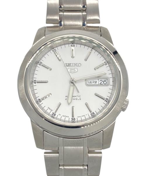 SEIKO（セイコー）SEIKO (セイコー) 自動巻き ホワイトの古着・服飾アイテム