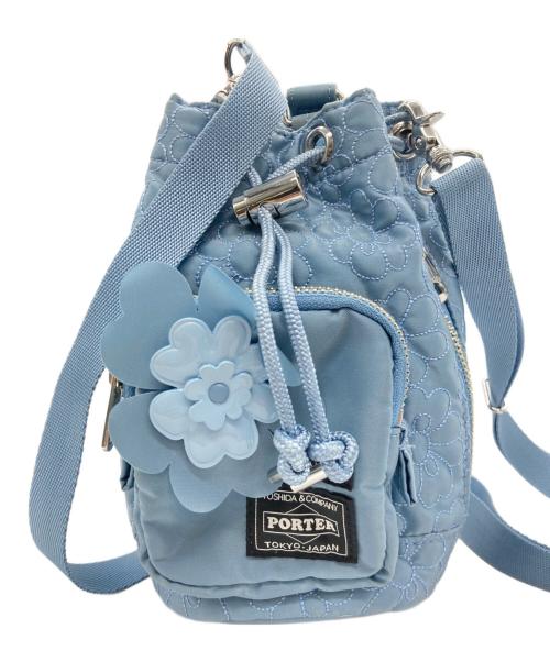PORTER（ポーター）PORTER (ポーター) CECILIE BAHNSEN (セシリーバンセン) BONSAC MINI スカイブルーの古着・服飾アイテム