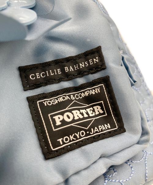PORTER（ポーター）PORTER (ポーター) CECILIE BAHNSEN (セシリーバンセン) BONSAC MINI スカイブルーの古着・服飾アイテム