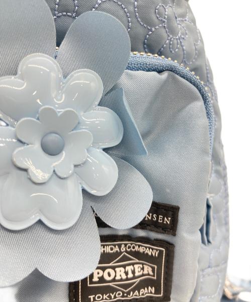 PORTER（ポーター）PORTER (ポーター) CECILIE BAHNSEN (セシリーバンセン) BONSAC MINI スカイブルーの古着・服飾アイテム
