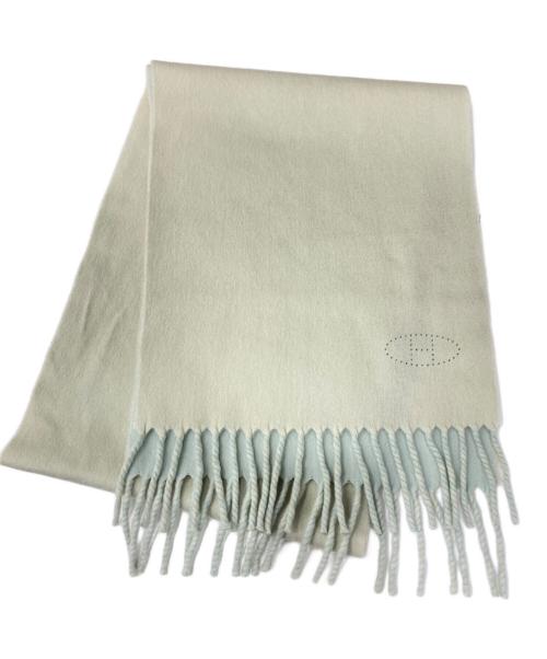 HERMES（エルメス）HERMES (エルメス) マフラー ミントグリーンの古着・服飾アイテム