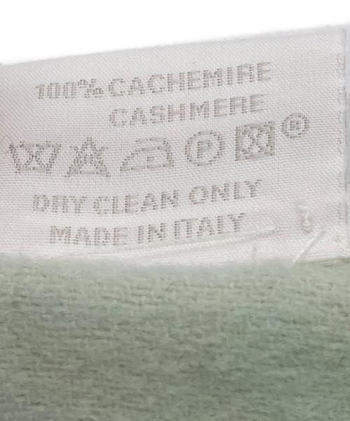 HERMES（エルメス）HERMES (エルメス) マフラー ミントグリーンの古着・服飾アイテム