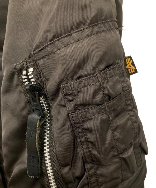 ALPHA（アルファ）ALPHA (アルファ) フライトジャケット ブラウン サイズ:Mの古着・服飾アイテム