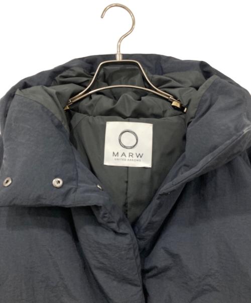 MARW UNITED ARROWS（マルゥ ユナイテッドアローズ）MARW UNITED ARROWS (マルゥ ユナイテッドアローズ) ダウンジャケット ブラック サイズ:SIZE 38の古着・服飾アイテム
