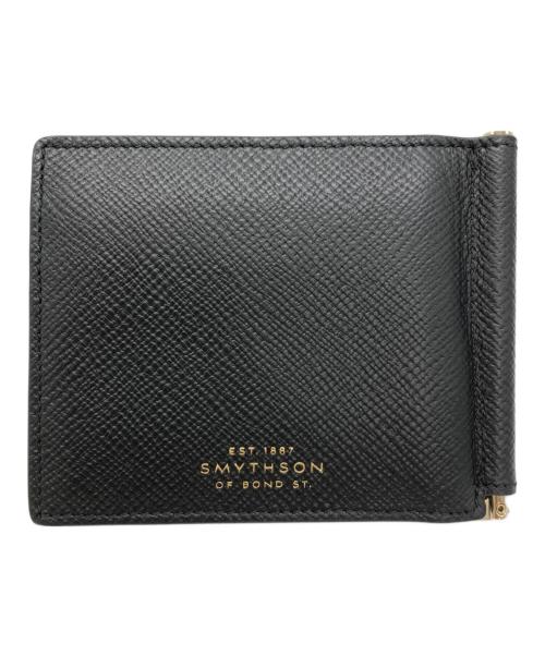 SMYTHSON（スマイソン）SMYTHSON (スマイソン) 2つ折り財布 ブラックの古着・服飾アイテム