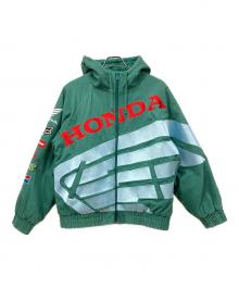 SUPREME×HONDA（シュプリーム×ホンダ）の古着「Puffy Zip Up Work Jacket」｜グリーン×レッド