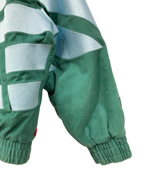 SUPREME（シュプリーム）SUPREME (シュプリーム) HONDA (ホンダ) Puffy Zip Up Work Jacket グリーン×レッド サイズ:Mサイズの古着・服飾アイテム