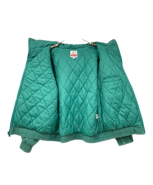 SUPREME（シュプリーム）SUPREME (シュプリーム) HONDA (ホンダ) Puffy Zip Up Work Jacket グリーン×レッド サイズ:Mサイズの古着・服飾アイテム