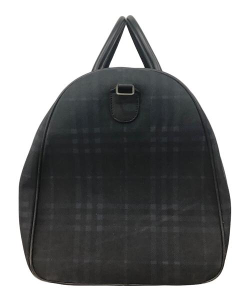 BURBERRY（バーバリー）BURBERRY (バーバリー) ボストンバッグ ブラック×ネイビーの古着・服飾アイテム