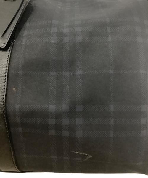 BURBERRY（バーバリー）BURBERRY (バーバリー) ボストンバッグ ブラック×ネイビーの古着・服飾アイテム