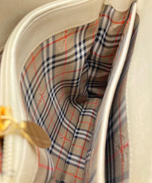 BURBERRY（バーバリー）BURBERRY (バーバリー) トートバッグ アイボリーの古着・服飾アイテム