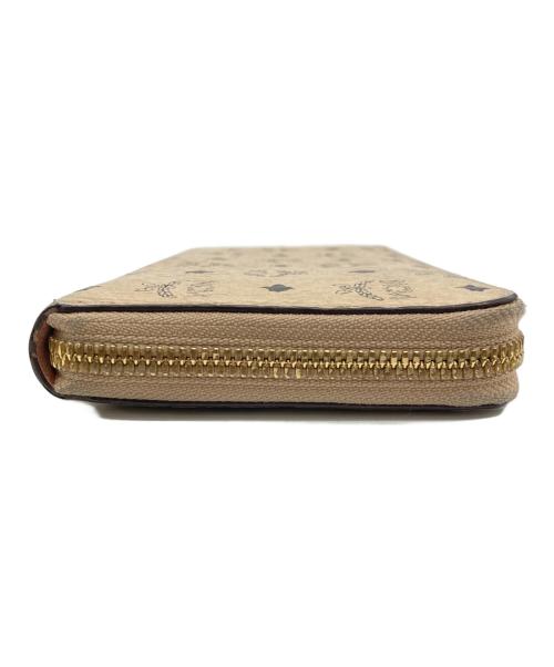 MCM（エムシーエム）MCM (エムシーエム) 長財布 ベージュ×ブラックの古着・服飾アイテム