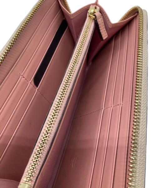 MCM（エムシーエム）MCM (エムシーエム) 長財布 ベージュ×ブラックの古着・服飾アイテム