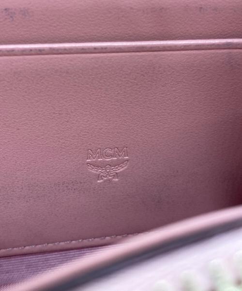 MCM（エムシーエム）MCM (エムシーエム) 長財布 ベージュ×ブラックの古着・服飾アイテム