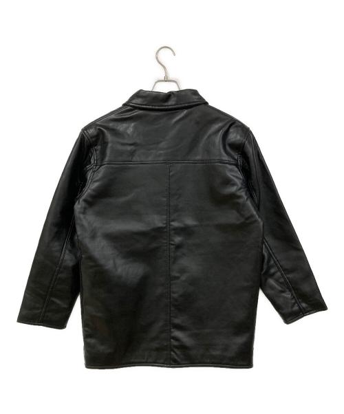 REPORTAGE（ルポルタージュ）REPORTAGE (ルポルタージュ) レザージャケット ブラック サイズ:-の古着・服飾アイテム