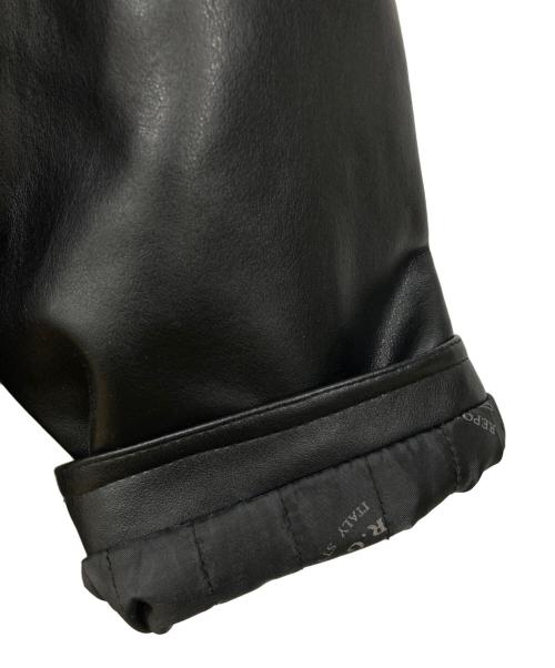 REPORTAGE（ルポルタージュ）REPORTAGE (ルポルタージュ) レザージャケット ブラック サイズ:-の古着・服飾アイテム