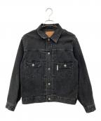 Manual Alphabetマニュアル アルファベット）の古着「デニムジャケット」｜ブラック