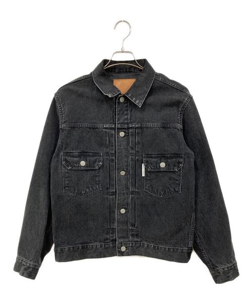 Manual Alphabet（マニュアル アルファベット）Manual Alphabet (マニュアル アルファベット) デニムジャケット ブラック サイズ:4の古着・服飾アイテム