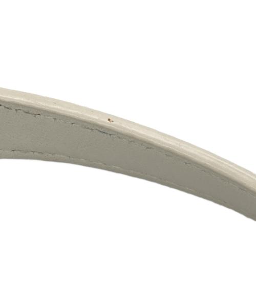 Christian Dior（クリスチャン ディオール）Christian Dior (クリスチャン ディオール) バケットバッグスモール ホワイト×ゴールドの古着・服飾アイテム