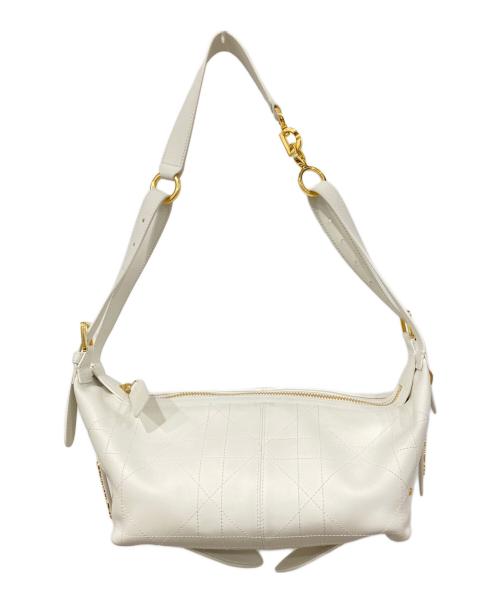 Christian Dior（クリスチャン ディオール）Christian Dior (クリスチャン ディオール) ミニボストンバッグ ホワイトの古着・服飾アイテム