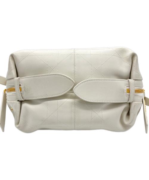 Christian Dior（クリスチャン ディオール）Christian Dior (クリスチャン ディオール) ミニボストンバッグ ホワイトの古着・服飾アイテム