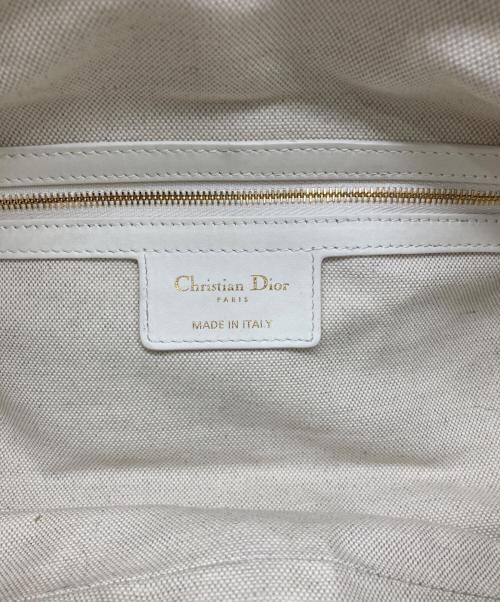 Christian Dior（クリスチャン ディオール）Christian Dior (クリスチャン ディオール) ミニボストンバッグ ホワイトの古着・服飾アイテム