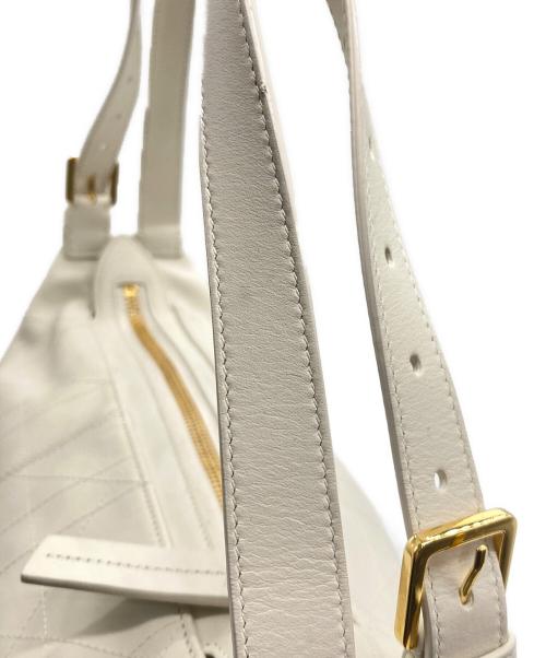 Christian Dior（クリスチャン ディオール）Christian Dior (クリスチャン ディオール) ミニボストンバッグ ホワイトの古着・服飾アイテム