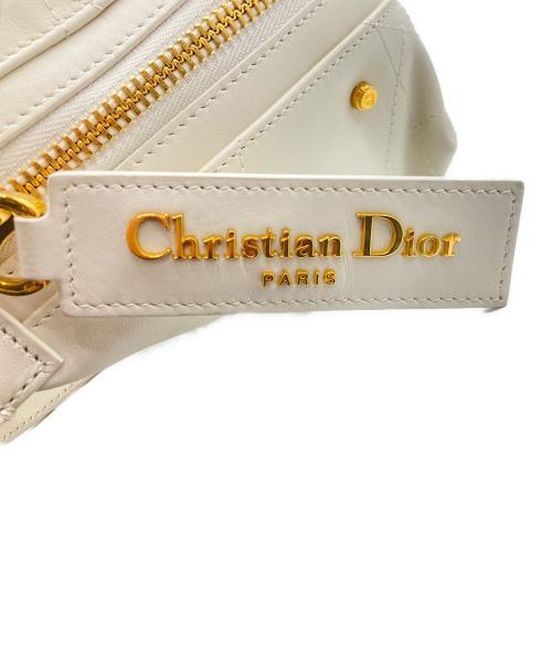 Christian Dior（クリスチャン ディオール）Christian Dior (クリスチャン ディオール) ミニボストンバッグ ホワイトの古着・服飾アイテム