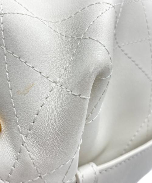 Christian Dior（クリスチャン ディオール）Christian Dior (クリスチャン ディオール) ミニボストンバッグ ホワイトの古着・服飾アイテム