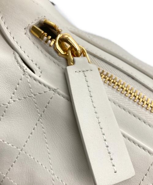 Christian Dior（クリスチャン ディオール）Christian Dior (クリスチャン ディオール) ミニボストンバッグ ホワイトの古着・服飾アイテム