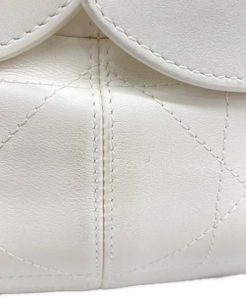 Christian Dior（クリスチャン ディオール）Christian Dior (クリスチャン ディオール) ミニボストンバッグ ホワイトの古着・服飾アイテム