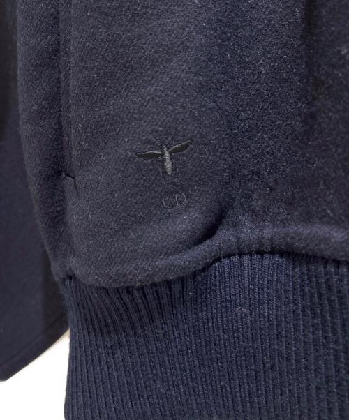Christian Dior（クリスチャン ディオール）Christian Dior (クリスチャン ディオール) オーバーサイズ襟付き ボンバージャケット ネイビー サイズ:34の古着・服飾アイテム