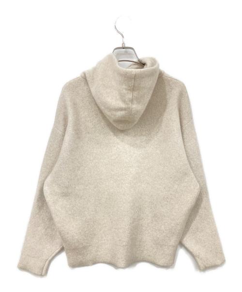 BALLSEY（ボールジィ）BALLSEY (ボールジィ) ニットパーカー ベージュ サイズ:XSサイズの古着・服飾アイテム