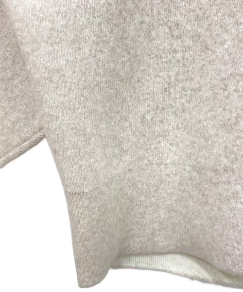 BALLSEY（ボールジィ）BALLSEY (ボールジィ) ニットパーカー ベージュ サイズ:XSサイズの古着・服飾アイテム