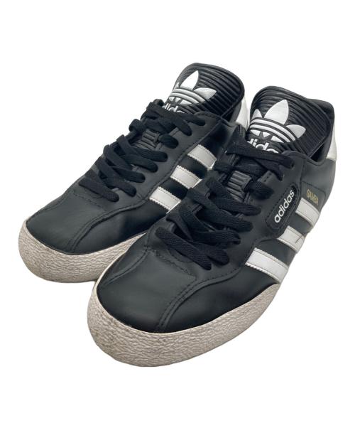 adidas（アディダス）adidas (アディダス) ローカットスニーカー ブラック×ホワイト サイズ:27.5cmの古着・服飾アイテム