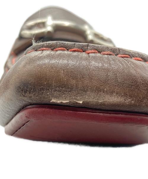 Salvatore Ferragamo（サルヴァトーレ フェラガモ）Salvatore Ferragamo (サルヴァトーレ フェラガモ) ドライビングシューズ ブラウン サイズ:25.5cmの古着・服飾アイテム