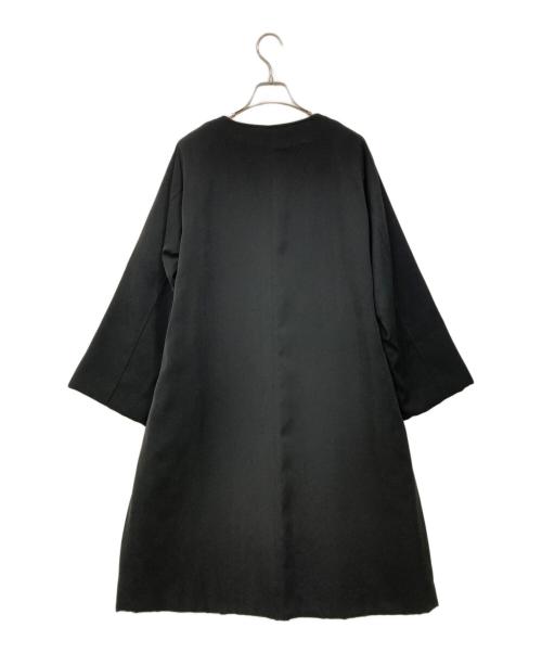 SOEJU（ソージュ）SOEJU (ソージュ) ライトパディングノーカラーコート ブラック サイズ:SIZE Sの古着・服飾アイテム