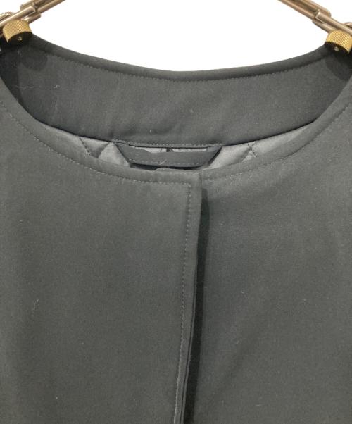 SOEJU（ソージュ）SOEJU (ソージュ) ライトパディングノーカラーコート ブラック サイズ:SIZE Sの古着・服飾アイテム