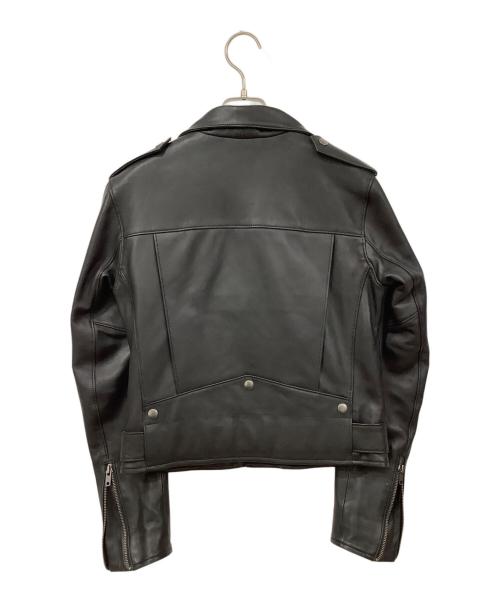 POLO RALPH LAUREN（ポロ・ラルフローレン）POLO RALPH LAUREN (ポロ・ラルフローレン) ライダースジャケット ブラック サイズ:XSサイズの古着・服飾アイテム