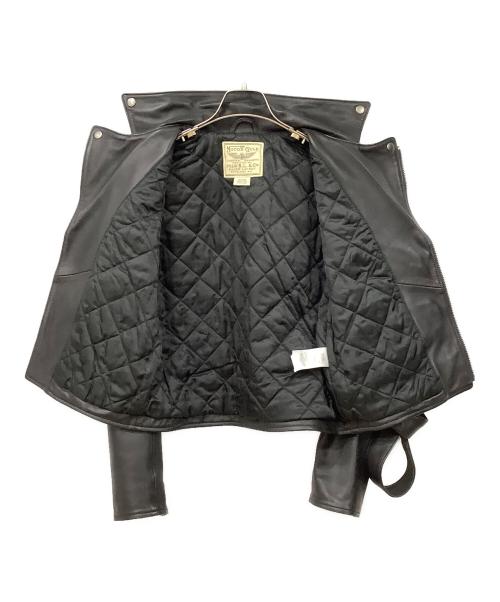 POLO RALPH LAUREN（ポロ・ラルフローレン）POLO RALPH LAUREN (ポロ・ラルフローレン) ライダースジャケット ブラック サイズ:XSサイズの古着・服飾アイテム