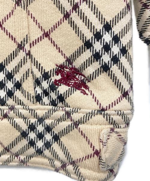 BURBERRY BLUE LABEL（バーバリー ブルー レーベル）BURBERRY BLUE LABEL (バーバリーロンドンブルーレーベル) ジップジャケット ベージュ サイズ:38の古着・服飾アイテム