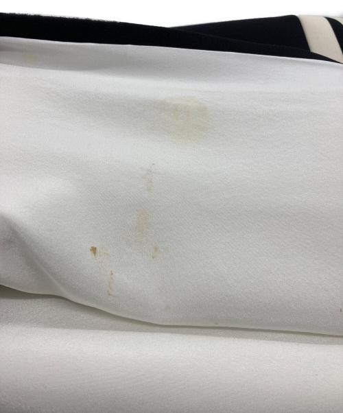 Christian Dior（クリスチャン ディオール）Christian Dior (クリスチャン ディオール) ノースリーブ・キャミソールワンピース ブラック×ホワイト サイズ:SIZE 34の古着・服飾アイテム