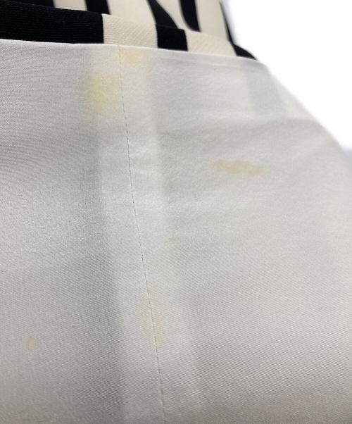 Christian Dior（クリスチャン ディオール）Christian Dior (クリスチャン ディオール) ノースリーブ・キャミソールワンピース ブラック×ホワイト サイズ:SIZE 34の古着・服飾アイテム