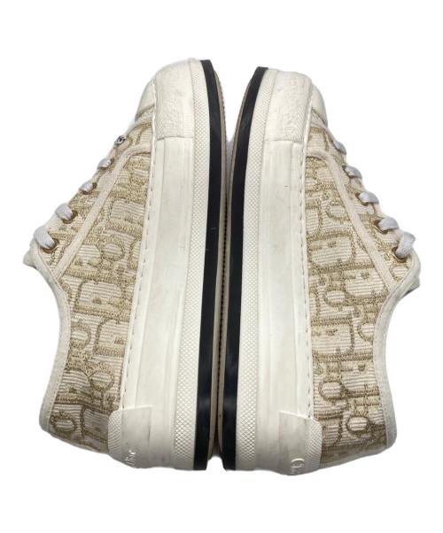 Christian Dior（クリスチャン ディオール）Christian Dior (クリスチャン ディオール) プラットフォームスニーカー ホワイト×ベージュ サイズ:SIZE 34の古着・服飾アイテム