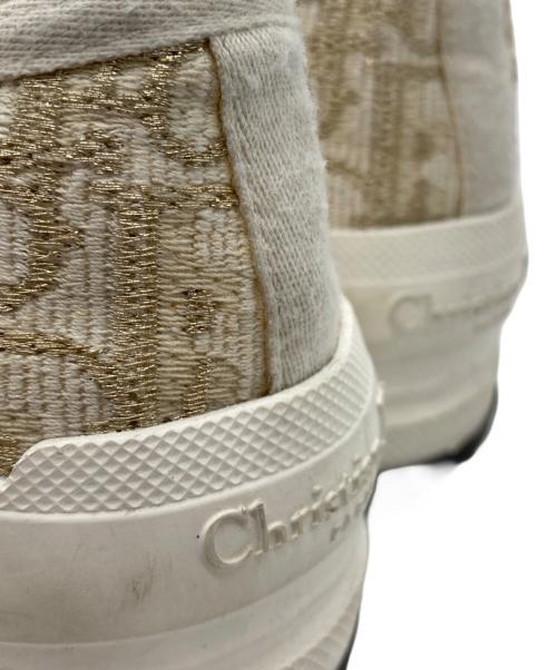 Christian Dior（クリスチャン ディオール）Christian Dior (クリスチャン ディオール) プラットフォームスニーカー ホワイト×ベージュ サイズ:SIZE 34の古着・服飾アイテム