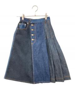 Christian Dior オブリーク　スカート　ネイビー　サイズ34 中古・古着通販】Christian Dior (クリスチャン ディオール) デニム