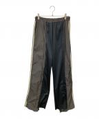 etsintaエシンタ）の古着「リメイクトラックパンツ」｜グレー×ネイビー