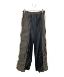 etsinta（エシンタ）の古着「リメイクトラックパンツ」｜グレー×ネイビー