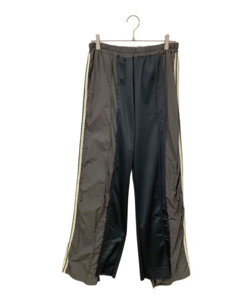 etsinta（エシンタ）etsinta (エシンタ) リメイクトラックパンツ グレー×ネイビー サイズ:Mサイズの古着・服飾アイテム