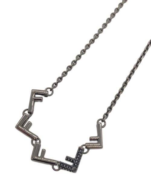 FENDI（フェンディ）FENDI (フェンディ) ファイブネックレス メタルブラックの古着・服飾アイテム